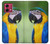 S3888 Macaw Face Bird Hülle Schutzhülle Taschen für Motorola Moto G84