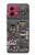 S3944 Overhead Panel Cockpit Hülle Schutzhülle Taschen für Motorola Moto G84
