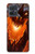S0414 Fire Dragon Hülle Schutzhülle Taschen für Motorola Moto G54