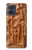 S1307 Fish Wood Carving Graphic Printed Hülle Schutzhülle Taschen für Motorola Moto G54