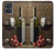 S1316 Grapes Bottle and Glass of Red Wine Hülle Schutzhülle Taschen für Motorola Moto G54