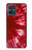 S2480 Tie Dye Red Hülle Schutzhülle Taschen für Motorola Moto G54