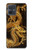 S2804 Chinese Gold Dragon Printed Hülle Schutzhülle Taschen für Motorola Moto G54