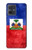 S3022 Haiti Flag Hülle Schutzhülle Taschen für Motorola Moto G54