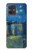 S3336 Van Gogh Starry Night Over the Rhone Hülle Schutzhülle Taschen für Motorola Moto G54