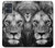 S3372 Lion Face Hülle Schutzhülle Taschen für Motorola Moto G54