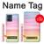 S3507 Colorful Rainbow Pastel Hülle Schutzhülle Taschen für Motorola Moto G54
