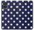 S3533 Blue Polka Dot Hülle Schutzhülle Taschen für Motorola Moto G54