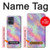 S3706 Pastel Rainbow Galaxy Pink Sky Hülle Schutzhülle Taschen für Motorola Moto G54