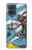 S3731 Tarot Card Knight of Swords Hülle Schutzhülle Taschen für Motorola Moto G54
