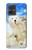 S3794 Arctic Polar Bear and Seal Paint Hülle Schutzhülle Taschen für Motorola Moto G54 S3794 Arctic Polar Bear and Seal Paint Hülle Schutzhülle Taschen für Motorola Moto G54