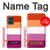 S3887 Lesbian Pride Flag Hülle Schutzhülle Taschen für Motorola Moto G54