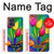 S3926 Colorful Tulip Oil Painting Hülle Schutzhülle Taschen für Motorola Moto G54