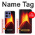 S0745 Volcano Lava Hülle Schutzhülle Taschen für Motorola Edge 50 Pro