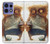S1133 Wake up Owl Hülle Schutzhülle Taschen für Motorola Edge 50 Pro