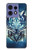 S1135 Wolf with knives Rock Hülle Schutzhülle Taschen für Motorola Edge 50 Pro