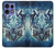 S1135 Wolf with knives Rock Hülle Schutzhülle Taschen für Motorola Edge 50 Pro