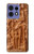 S1307 Fish Wood Carving Graphic Printed Hülle Schutzhülle Taschen für Motorola Edge 50 Pro