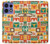 S1873 Western Pattern Hülle Schutzhülle Taschen für Motorola Edge 50 Pro