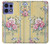 S2229 Vintage Flowers Hülle Schutzhülle Taschen für Motorola Edge 50 Pro