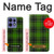 S2373 Tartan Green Pattern Hülle Schutzhülle Taschen für Motorola Edge 50 Pro