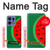 S2383 Watermelon Hülle Schutzhülle Taschen für Motorola Edge 50 Pro
