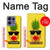 S2443 Funny Pineapple Sunglasses Kiss Hülle Schutzhülle Taschen für Motorola Edge 50 Pro