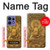 S2452 Buddha Bas Relief Art Graphic Printed Hülle Schutzhülle Taschen für Motorola Edge 50 Pro