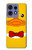 S2760 Yellow Duck Tuxedo Cartoon Hülle Schutzhülle Taschen für Motorola Edge 50 Pro