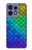 S2930 Mermaid Fish Scale Hülle Schutzhülle Taschen für Motorola Edge 50 Pro