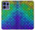 S2930 Mermaid Fish Scale Hülle Schutzhülle Taschen für Motorola Edge 50 Pro