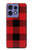 S2931 Red Buffalo Check Pattern Hülle Schutzhülle Taschen für Motorola Edge 50 Pro