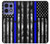 S3244 Thin Blue Line USA Hülle Schutzhülle Taschen für Motorola Edge 50 Pro
