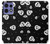 S3261 Smile Skull Halloween Pattern Hülle Schutzhülle Taschen für Motorola Edge 50 Pro
