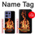 S3379 Fire Frame Hülle Schutzhülle Taschen für Motorola Edge 50 Pro