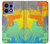 S3423 Brush Stroke Hülle Schutzhülle Taschen für Motorola Edge 50 Pro