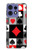 S3463 Poker Card Suit Hülle Schutzhülle Taschen für Motorola Edge 50 Pro