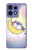 S3485 Cute Unicorn Sleep Hülle Schutzhülle Taschen für Motorola Edge 50 Pro