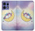S3485 Cute Unicorn Sleep Hülle Schutzhülle Taschen für Motorola Edge 50 Pro