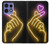 S3512 Cute Mini Heart Neon Graphic Hülle Schutzhülle Taschen für Motorola Edge 50 Pro
