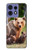 S3558 Bear Family Hülle Schutzhülle Taschen für Motorola Edge 50 Pro