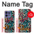 S3712 Pop Art Pattern Hülle Schutzhülle Taschen für Motorola Edge 50 Pro