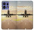 S3837 Airplane Take off Sunrise Hülle Schutzhülle Taschen für Motorola Edge 50 Pro