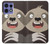 S3855 Sloth Face Cartoon Hülle Schutzhülle Taschen für Motorola Edge 50 Pro