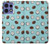 S3860 Coconut Dot Pattern Hülle Schutzhülle Taschen für Motorola Edge 50 Pro