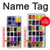 S3956 Watercolor Palette Box Graphic Hülle Schutzhülle Taschen für Motorola Edge 50 Pro