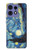 S0213 Van Gogh Starry Nights Hülle Schutzhülle Taschen für Motorola Edge 50 Fusion