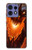 S0414 Fire Dragon Hülle Schutzhülle Taschen für Motorola Edge 50 Fusion