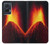 S0745 Volcano Lava Hülle Schutzhülle Taschen für Motorola Edge 50 Fusion