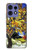 S0902 Mulberry Tree Van Gogh Hülle Schutzhülle Taschen für Motorola Edge 50 Fusion